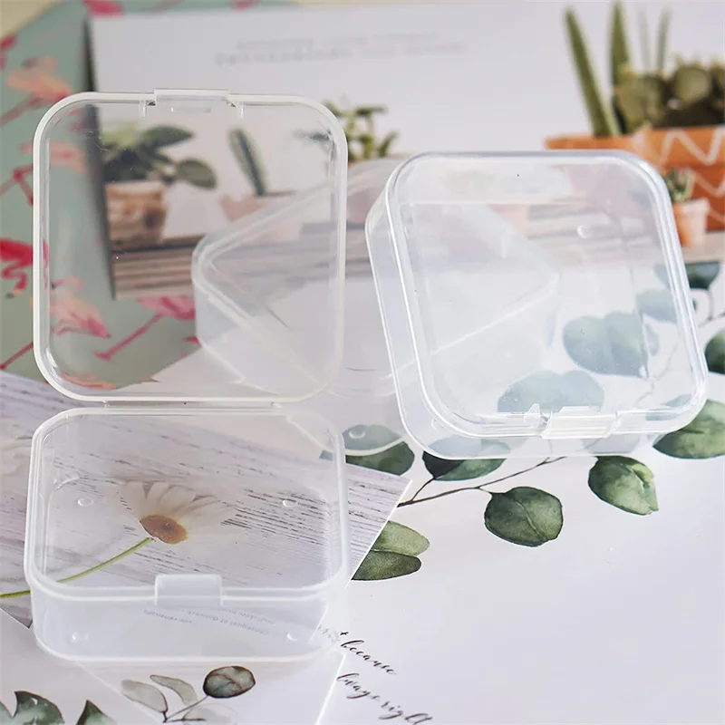 Mini Clear Plastic Storage Containers Box  Transparent Plastic Storage  Containers - Storage Boxes & Bins - Aliexpress