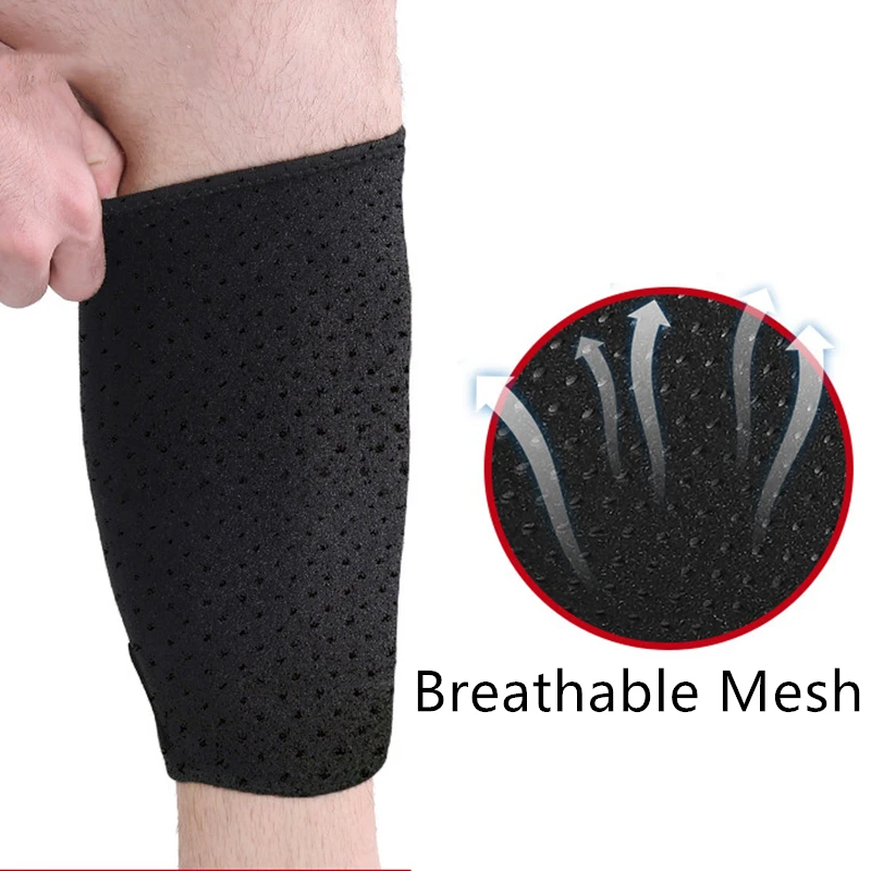 1 Piece Neoprene Calf Compression Sleeves Sport Shin Support Sleeve Leg Warmers Guards Soccer Football Outdoor Cycling | Спорт и