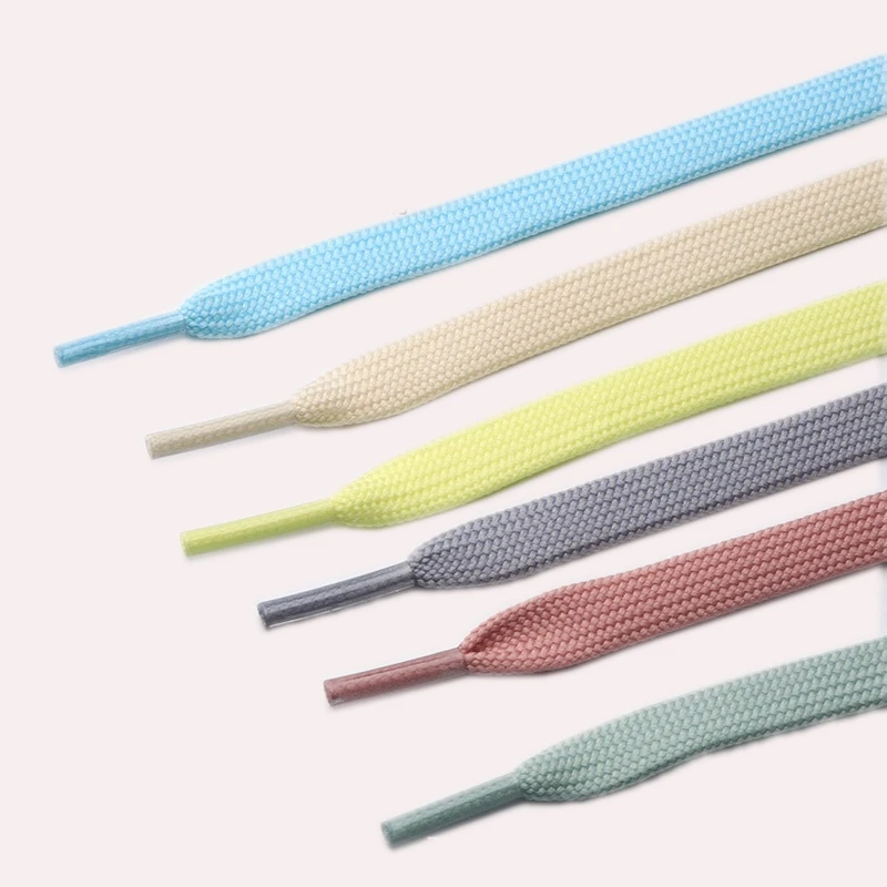 Shoelaces Flats Off-Sneaker Classic Hollow New 1pair for AJ/AF White Woven Double
