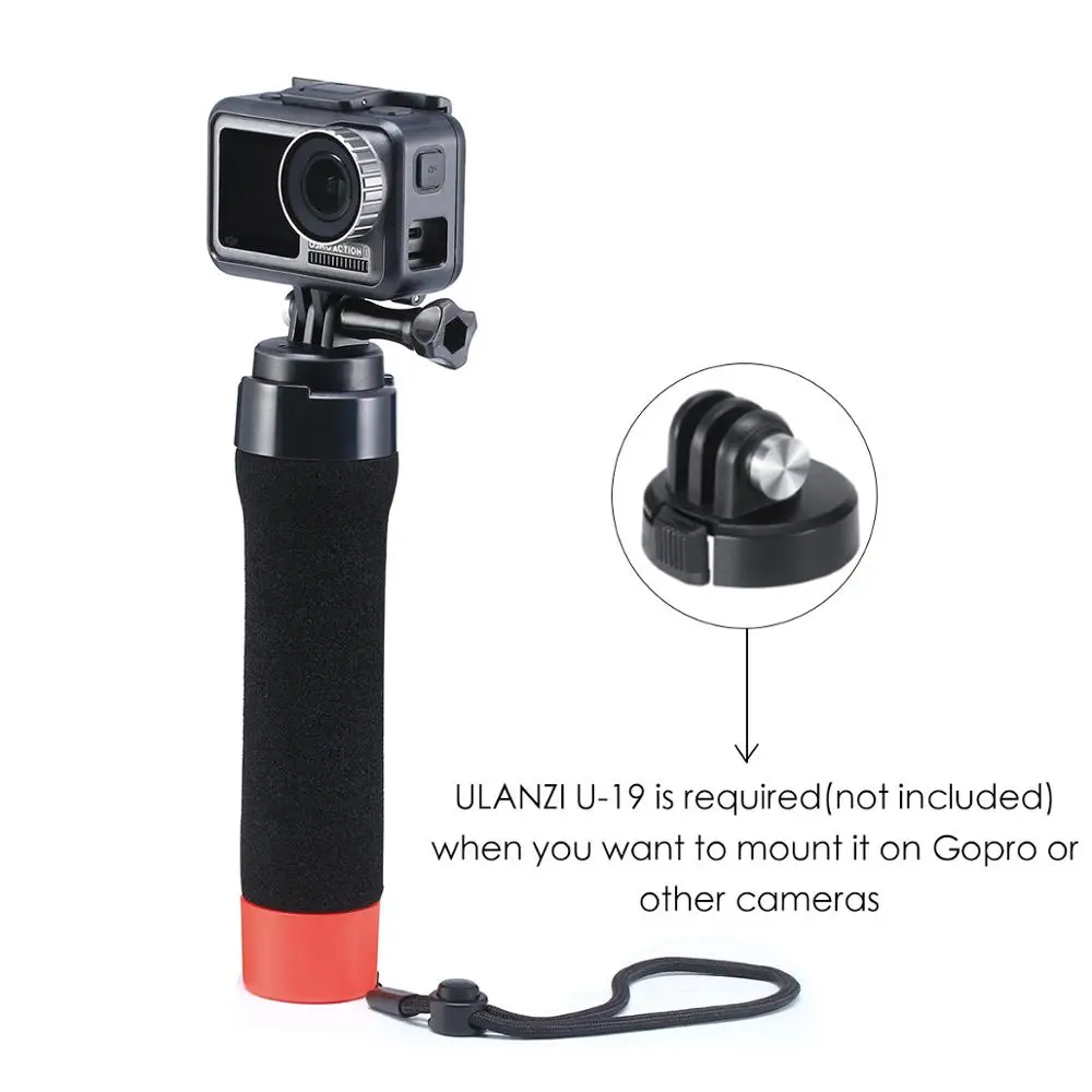 Ulanzi U 11 Gopro Osmo Action карманная селфи палка для плавания плавающий монопод подводной