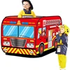 Foldable Game Play House Fire Truck Police Bus Pop Up Toy Tent Playhouse Cloth Gift For Children Firefighting Model Dopship ► Photo 2/6
