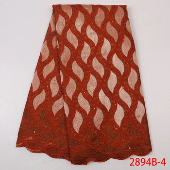 

Latest Nigerian Lace Fabric 2019 Swiss Voile Lace In Switzerland High Quality 2019 Dry Lace Swiss Lace Fabric Womens GD2894B-4