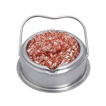 

Spiral Wire Cleaning Tool Nozzle Cleaner Soldering Tip Cleaning Ball and Base