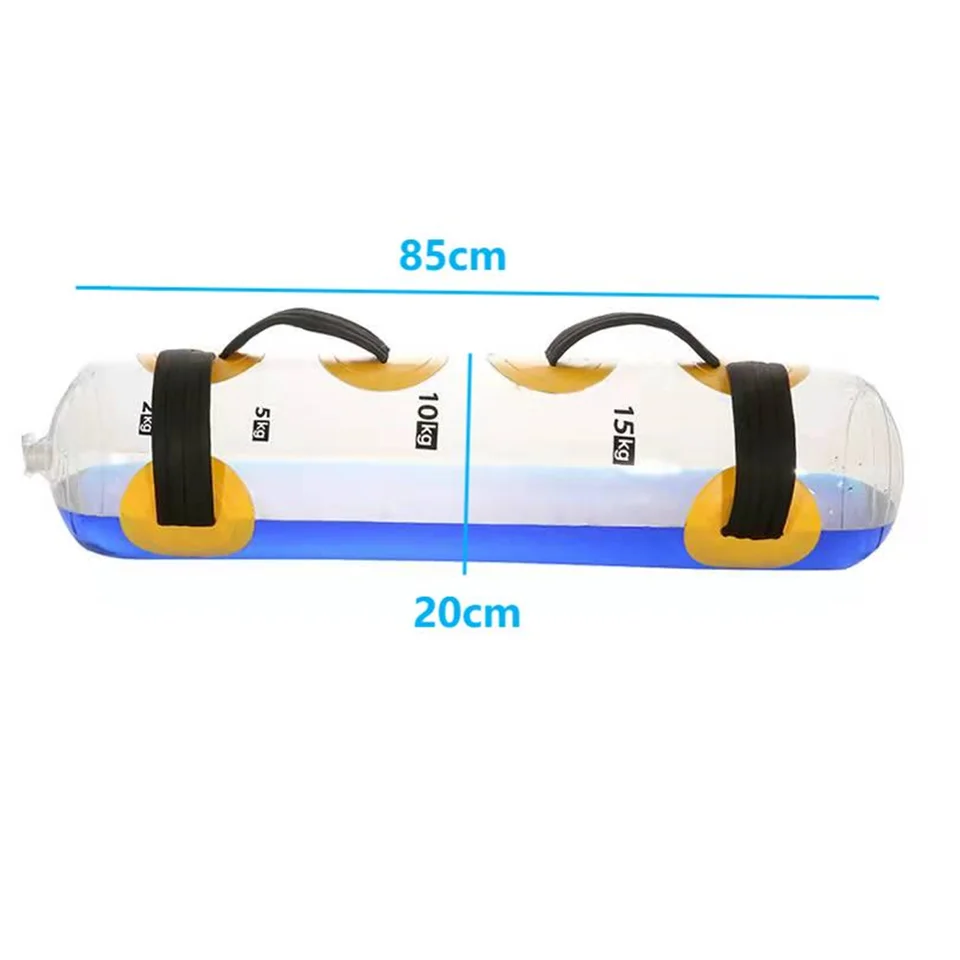 MuscleForge Aqua Power Bag 30 kg – Borsa Acqua Regolabile per Allenamento Funzionale, Stabilità e Core Training, Aquabag Fitness con Pompa Inclusa