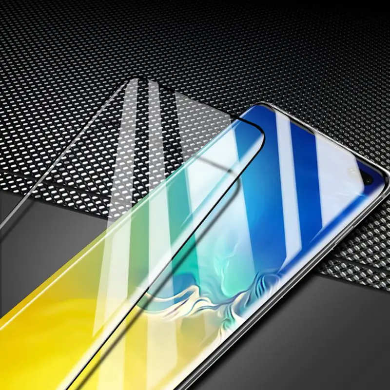2 шт./лот 9D закаленное стекло для samsung S10 S8 S9 Plus Полное покрытие экрана протектор для samsung S10e S10+ защитное стекло