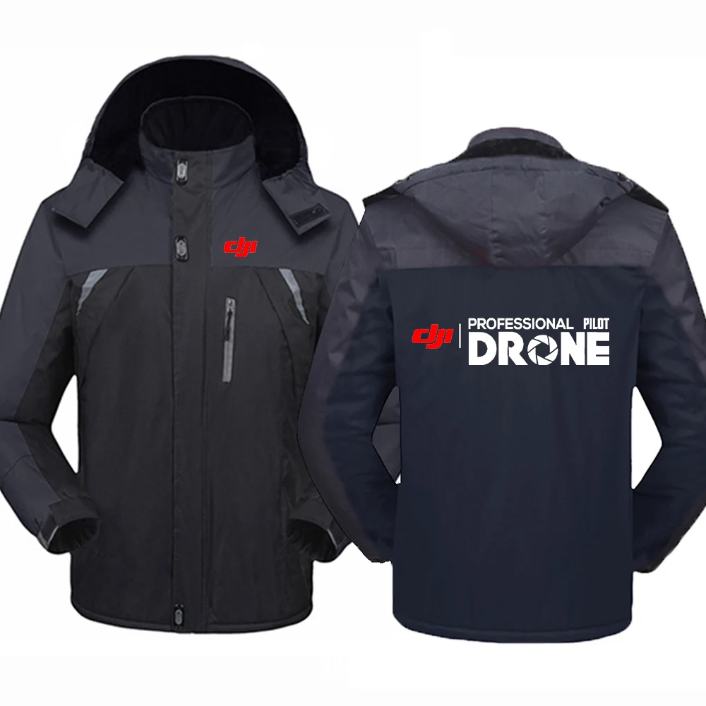 Waterproof Windproof Hooded Jacket for Men Winter