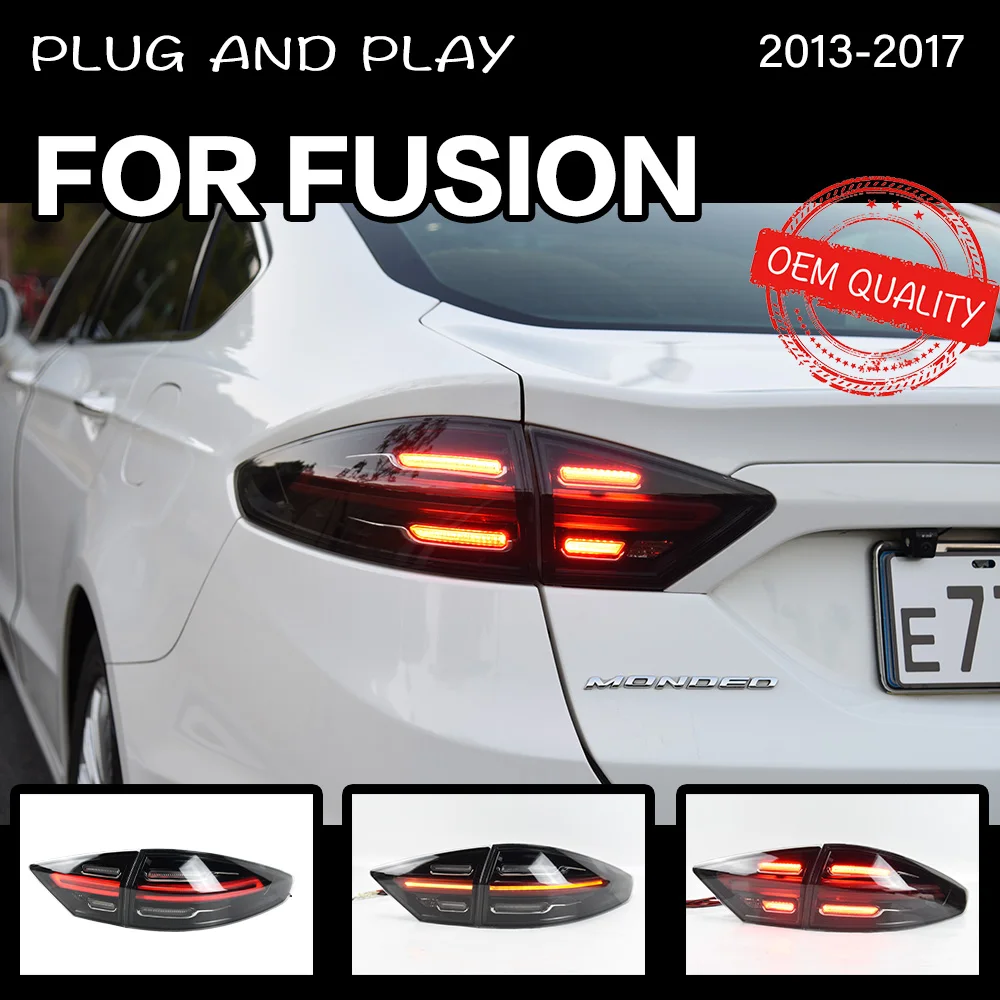 US $328.00 Tail light for Ford Fusion 20132019 автомобильные товары rear lamp LED lights car accessories Mondeo taillights