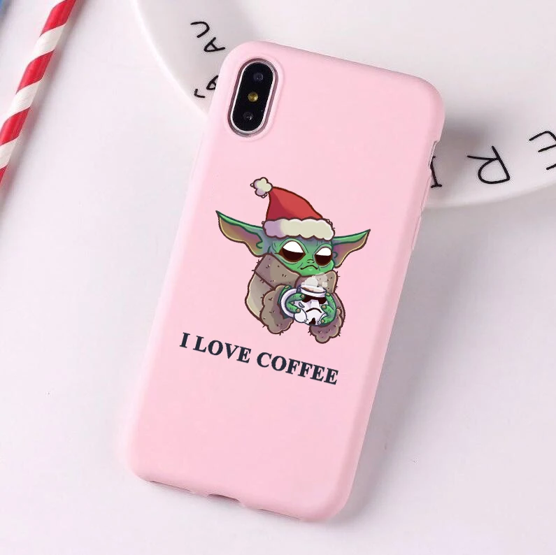 Baby yoda meme милый и забавный Стич Мягкий силиконовый чехол для телефона для iphone 6/6s, 7/8/7 Plus/8 Plus, X, XS, XR, XSMax 11 Pro