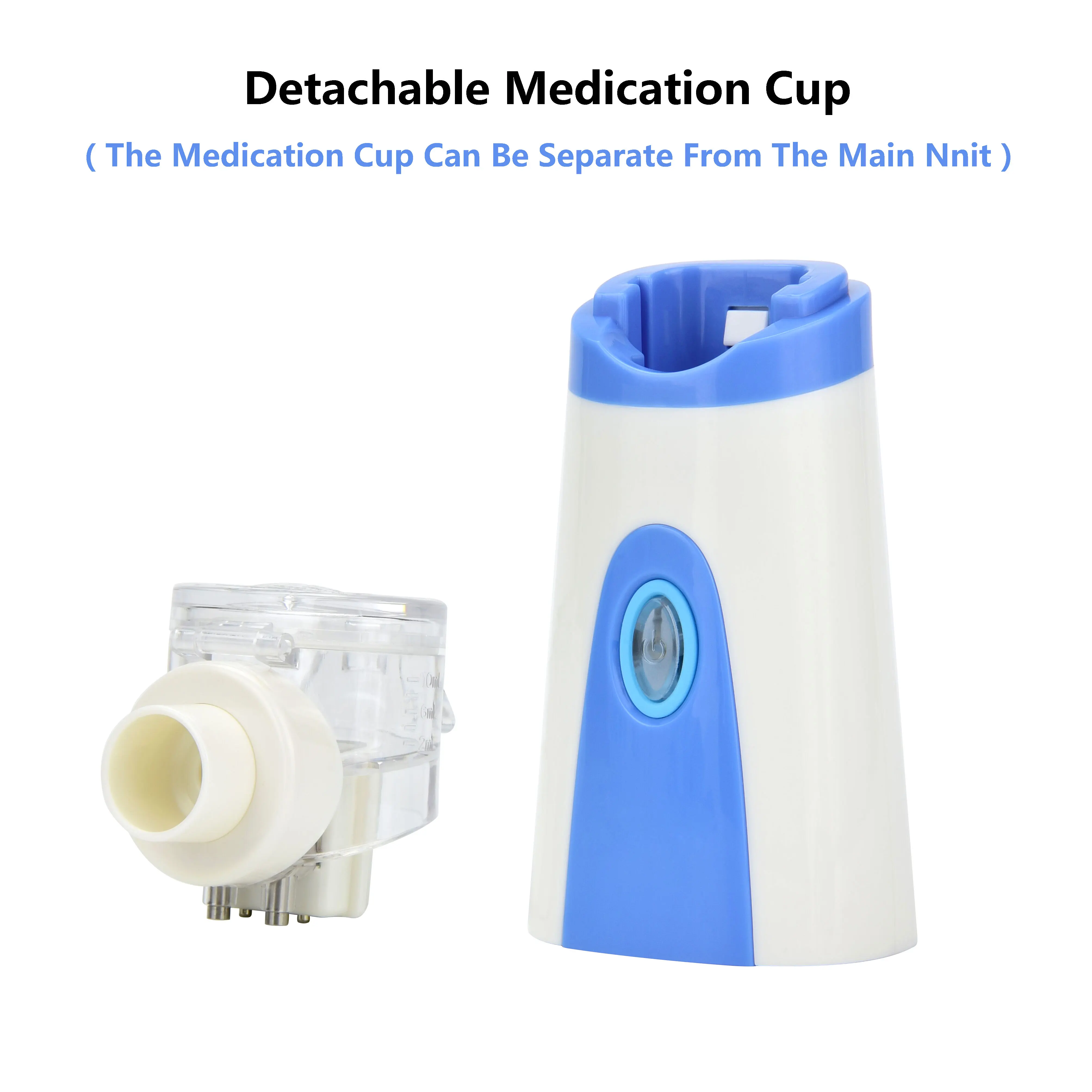 Мини Портативный Inhale Nebulizer тихий Детский Взрослый перезаряжаемый автоматический аккумулятор батареи в комплект не входят