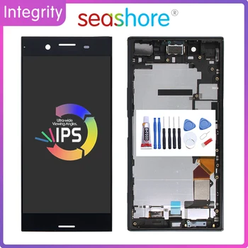 

5.5"ORIGINAL For SONY Xperia XZ Premium LCD Touch Screen Digitizer Assembly For Sony XZ Plus Display with Frame Replacement XZP