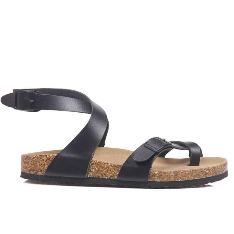 COSMAGIC Fashion Cork Sandals Women Casual Summer Beach Gladiator Non-slip Buckle Strap Sandalias Shoe women sandals