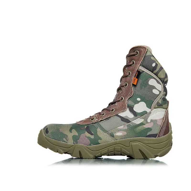 

Mens Camouflage Mountain Hiking Boots Beathable Tactical Desert Combat Army Boots Man Wear-resistant Athletic Sneakers AA60619
