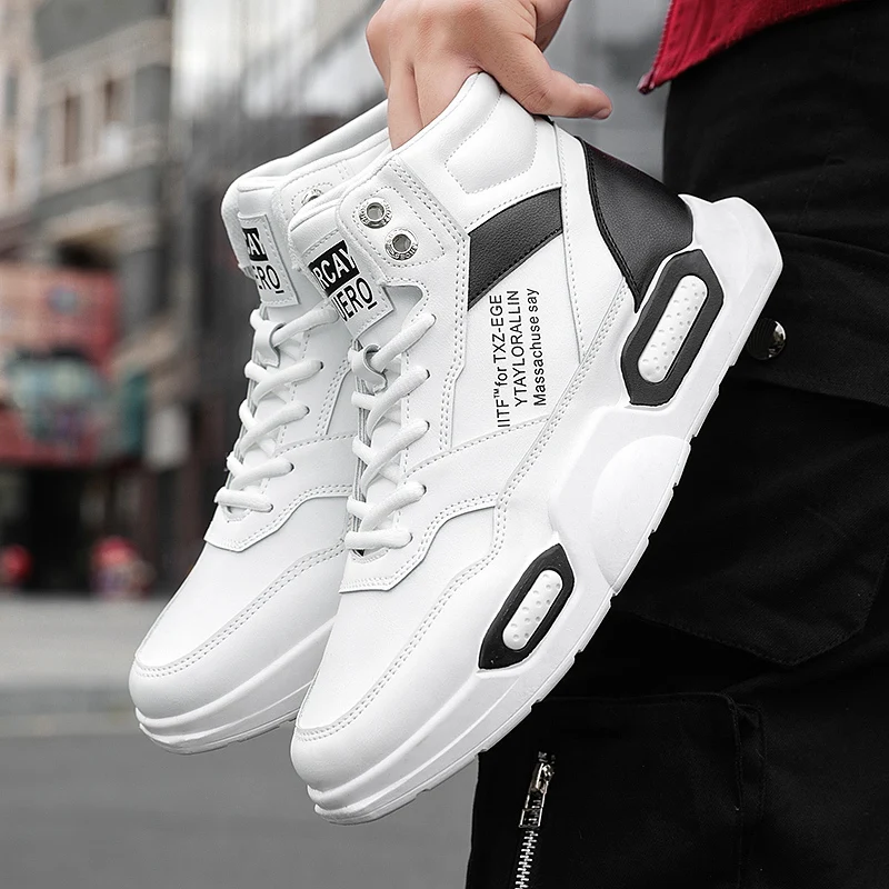 Balenciaca Shoes Men Lightweight Breathable Skateboard Shoes Fashion Joker Sneakers High-top Martin Boots Men's Outdoor Sport