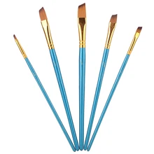5 шт. нейлоновая кисть для рисования волос, кисти для рисования, набор для художественной живописи, инструмент для сильного поглощения воды для гуаши и акварели