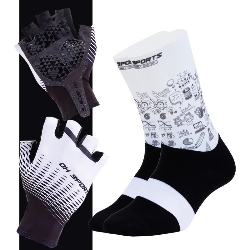 Профессиональные велосипедные перчатки с нескользящим носком набор спортивных