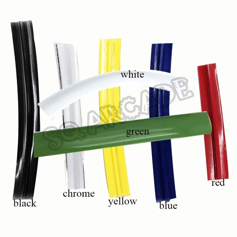 Pinball Machine 1 Meter Arcade T Moulding 16mm 18mm 19mm PVC Plastic Edge T-Moulding For Arcade Cabinet 4pcs 16mm electric drill pipe dredge spring cleaner adapter male and female connecting rod cleaner machine head connector