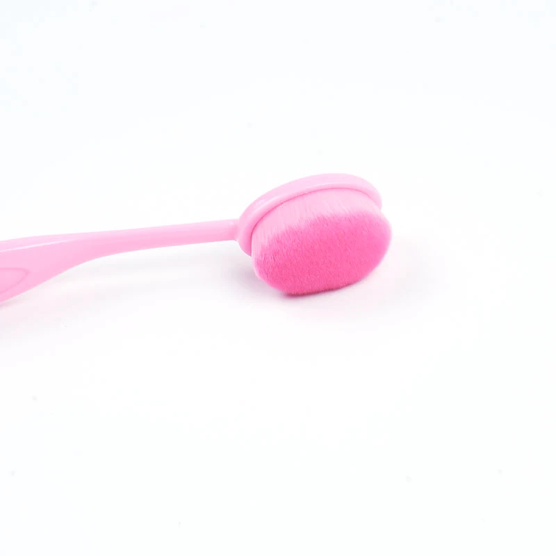 MECOLOR розовый цвет кисть для основы зубная щетка форма косметика BB крем макияж кисти для женщин лицо красота макияж инструмент