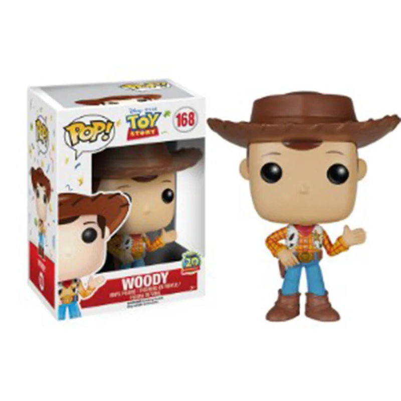 FUNKO POP Toy Story 4 Forky Rex Ducky Woody Brinquedos оригинальные виниловые фигурки мультфильм Коллекция Модель аниме игрушки подарки - Цвет: 168 with box