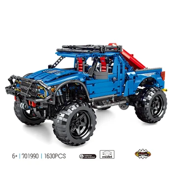 

super Off-road vehicle Technics building block model Ford Raptor F150 Pickup truck steam assembly bricks toys collection