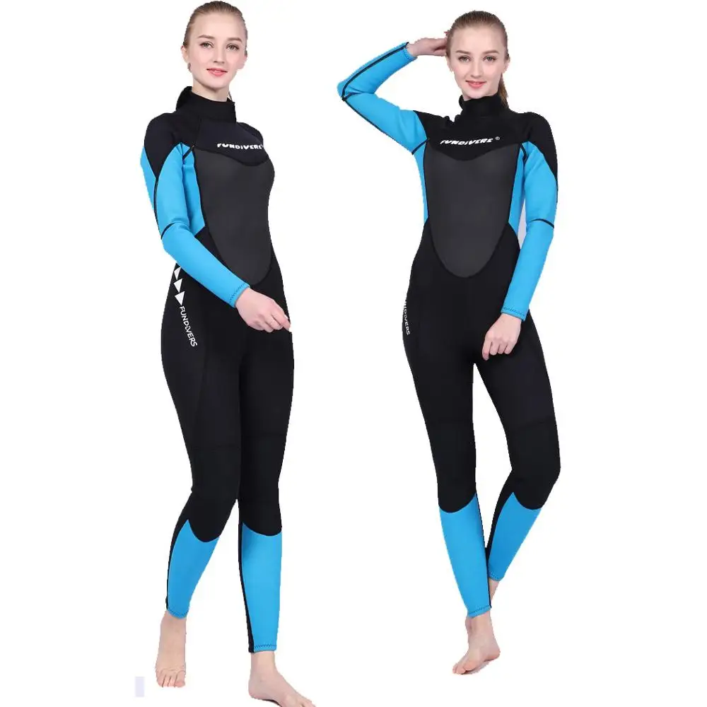 3 мм неопрен+ акула облегающий гидрокостюм Купальник Для женщин боди для подводной охоты Утепленная одежда для серфинга Подводное для подводного плавания для подводной охоты костюм - Цвет: A1