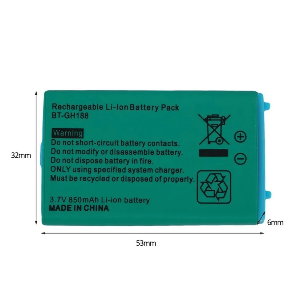 3,7 V 850mAh литий-ионная аккумуляторная батарея для nintendo для игры Boy advance SP системы и отвертка для GBA SP