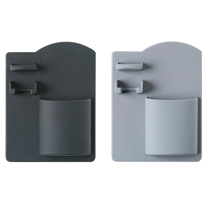 Punch-Free Toothbrush Holder Wall-Mounted Storage Box Washing Tooth Holder Bathroom Razor Rack