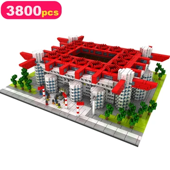 

Children Educational Building Blocks Football Field Model Building Series Creative DIY Brick Toys Kids Best Birthday Gifts