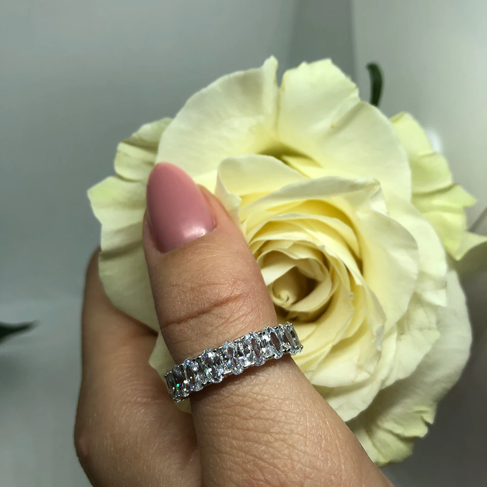 925 Sterling Silver Finger Ring For Women Wedding Engagement silver rings silver ring wedding rings