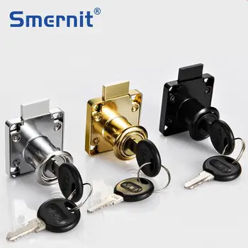 

Drawer Locks with 2 Keys Lock Furniture Hardware Door Cabinet Lock for Office Desk Letter Box 3 Colors Cam Locks