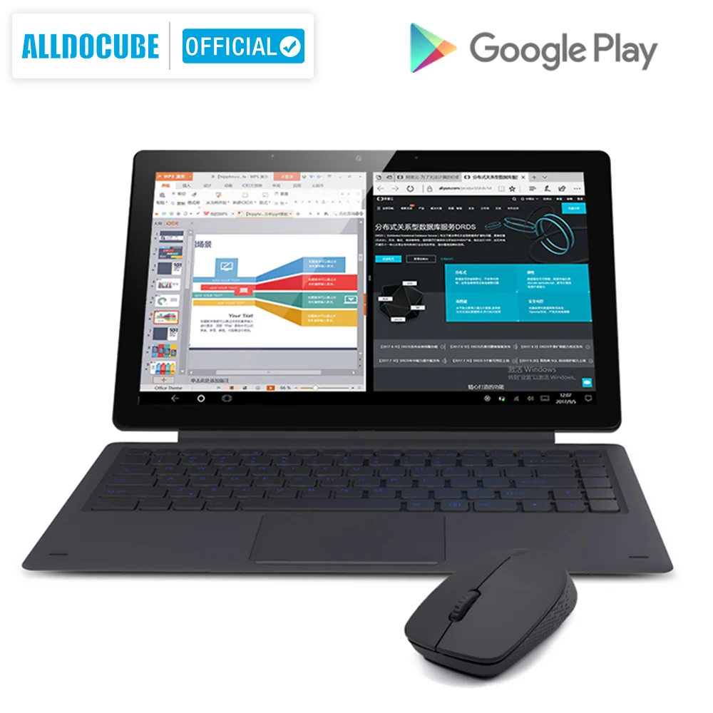 2020 Alldocube Factory Store Knote 8 Tablet 13.3 Inch Intel 7Y30 Dual Core 8GB RAM 256GB SSD Windows10 Wifi BT4.0 | Компьютеры и офис