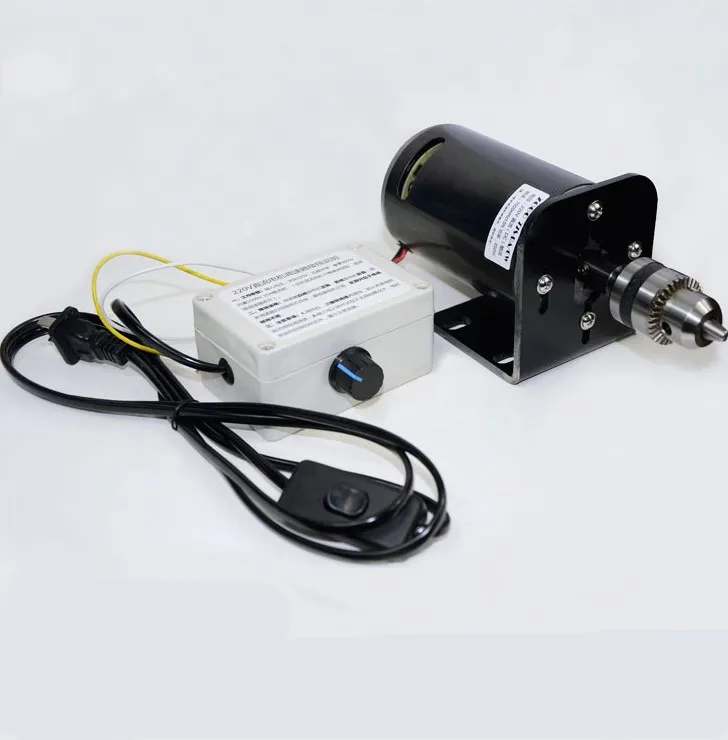 

Permanent magnet DC motor 220V350W double ball bearing high speed bead bed lathe electric drill