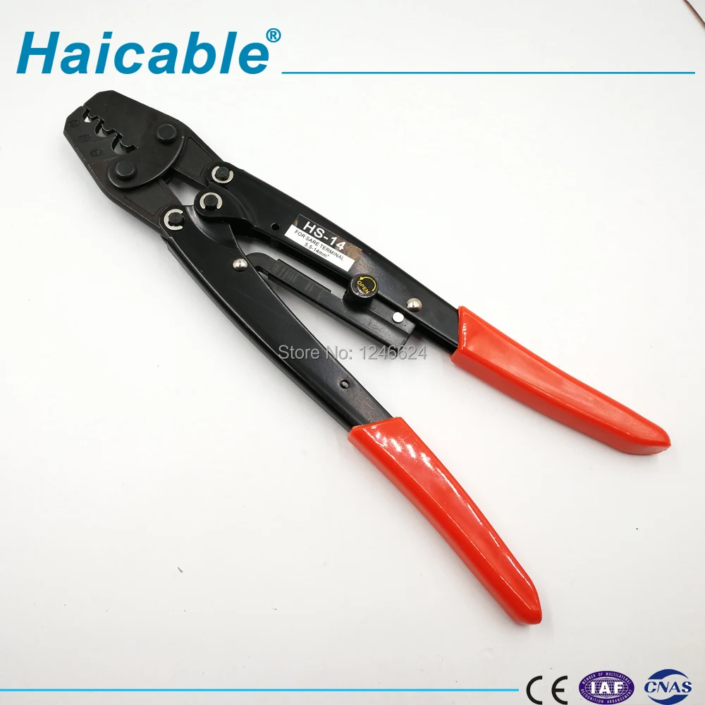 

Heavy duty cable lug indent crimper made in china HS-14 noninsulated terminals crimping tool for Cable 14mm2