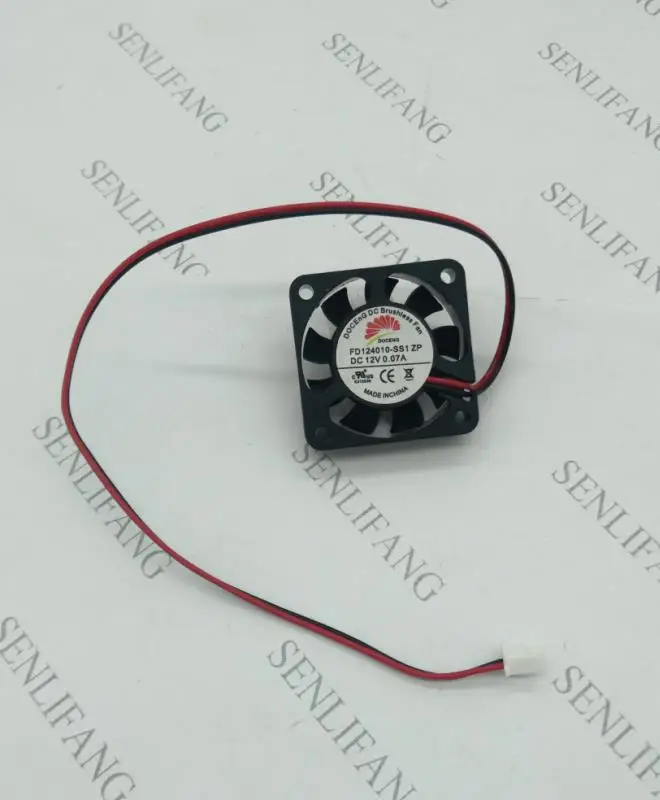 Для DOCENG 4010 FD124010-SS1 ZP DC12V 0.07A 40*40*10 мм двухлинейный вентилятор радиатора