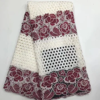 

African Lace Fabric 2018 Swiss Voile Dry Lace Fabric High Quality Swiss Lace Material With Stones For Man And Women Dress