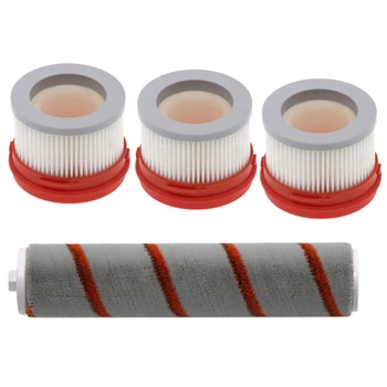 

HEPA Filter Roller Brush for Xiaomi Dreame V9 V9B Household Wireless Handheld Vacuum Cleaner Accessories,4PCS
