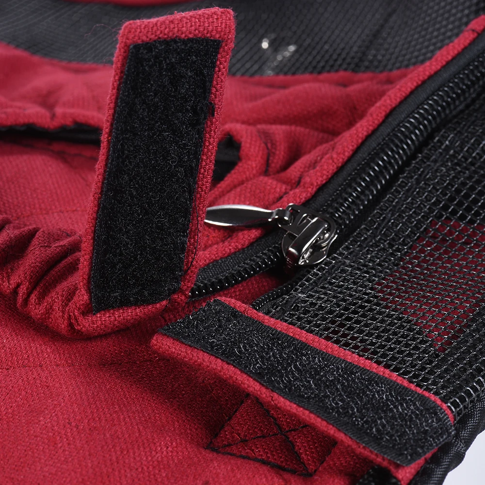 Hot Outdoor Pet Dog Puppy Carrier Front Backpack for Traveling Cycling Walking Shopping with Shoulder Strap Mesh Window - Цена: 