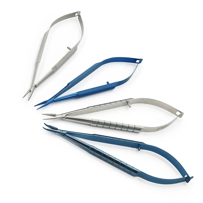 Surgical Instruments 12.5CM Titanium Alloy Micro Needle Holder Needle Holder Surgical Instrument Fine Surgery Tool straight elbow