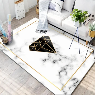 1600X2300MM По индивидуальному заказу 2x3M салон 3D ковер Nordic геометрический Мрамор коврики с узором коврики для гостиной Диванный кофейный столик пусковая площадка коврик для спальни - Цвет: 1600X2300MM