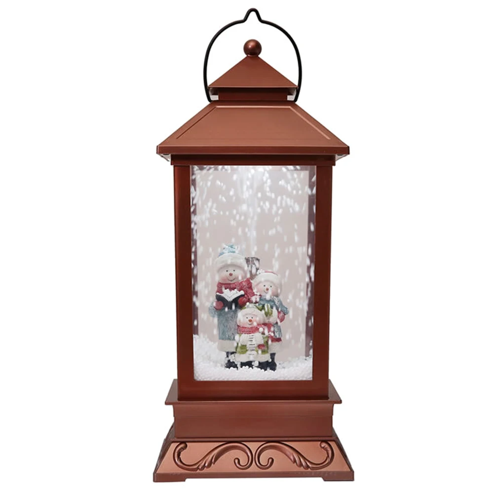 

LED Light Outdoor Festival Lightweight Holiday Snow Globe Ornaments Christmas Decoration Music Box Party Portable Kid Gift Home