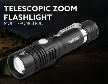 

Mini Flashlight Emergency IPX4 Waterproof Torch For Camping Hiking Home Use Mini Flashlight Sports Outdoors