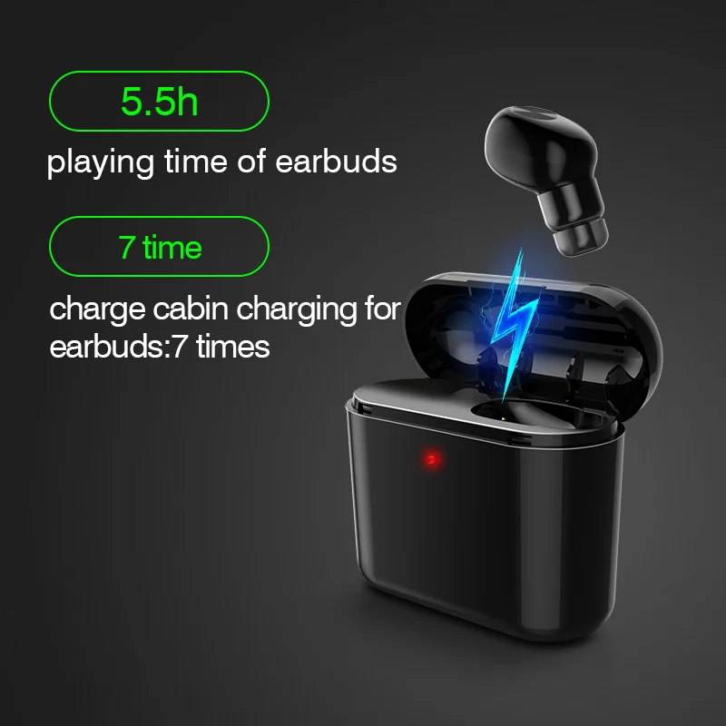 

NEW Bluetooth 5.0 Earphone HBQ TWS Wireless Headphons Sport Handsfree Earbuds 3D Stereo Gaming Headset With Mic Charging Box