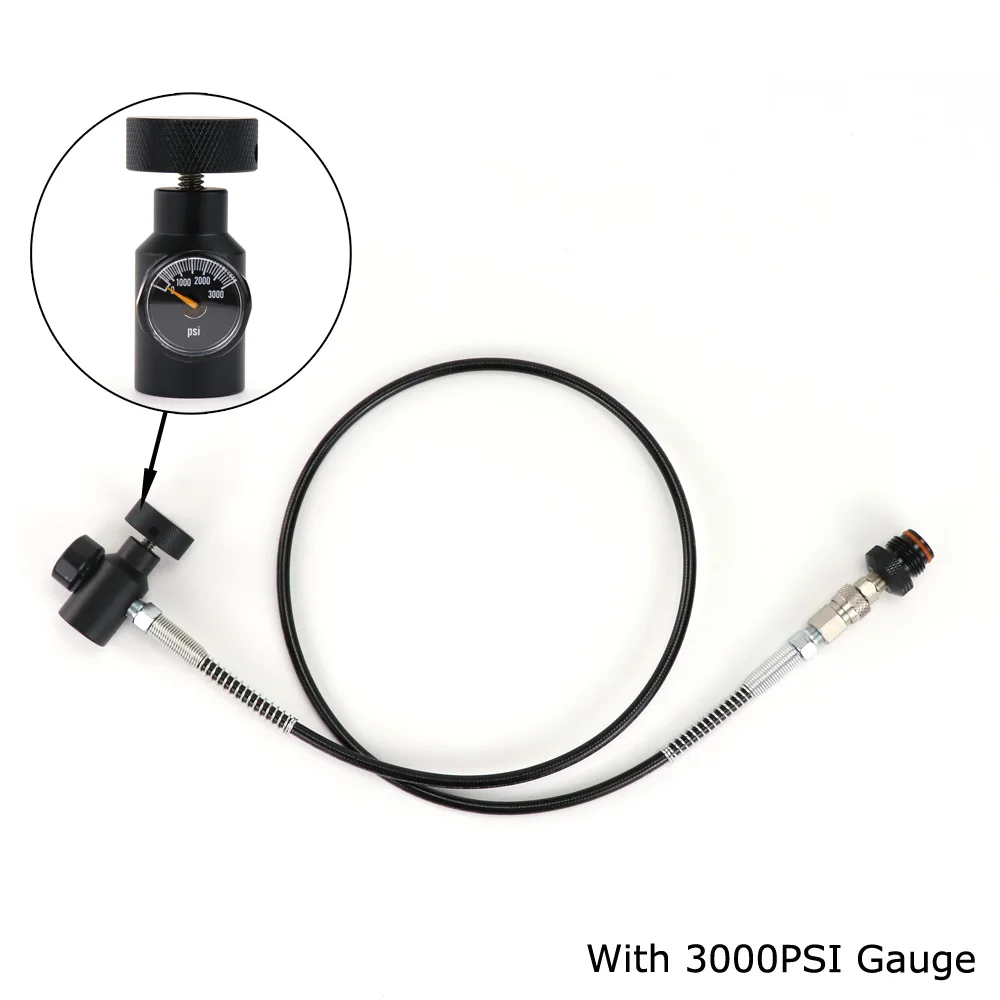 New Paintball Air Gun Airsoft PCP Rifle Charging Hose 36 Inch Straight