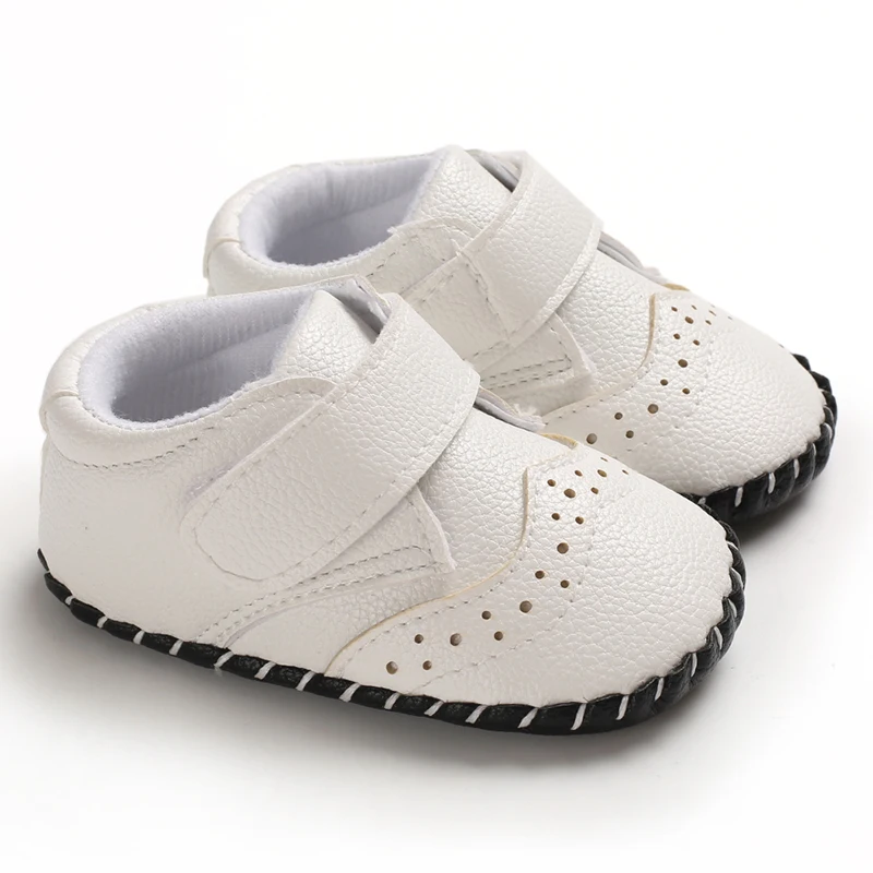 Hot Infant Baby Boy Girl Soft Sole Crib Newborn Leather Non-slip Shoes Sneaker