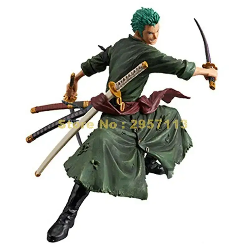 Аниме one piece roronoa zoro меч mito flow battle ghost экшн фигурка Коллекционная модель 17 см
