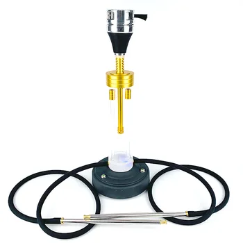 

2020 Metal Glass Hookah Shisha Narguile Large Full Hookah Nargile Chicha Smoking Water Pipe