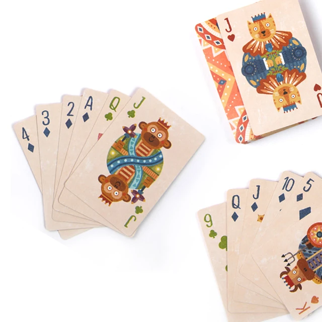 Alta qualidade alice no país das maravilhas jogando cartas poker jogo de  cartas jogos de tabuleiro para adulto família criança festa jogos vintage  brinquedo presente - AliExpress