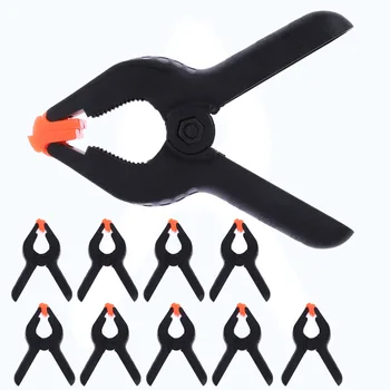 

10 PCS 3inch DIY Tools Clamps for Woodworking Spring Clips Plastic Nylon Toggle Spring Clip Photo Studio Grampo Pipe Clamp Tools