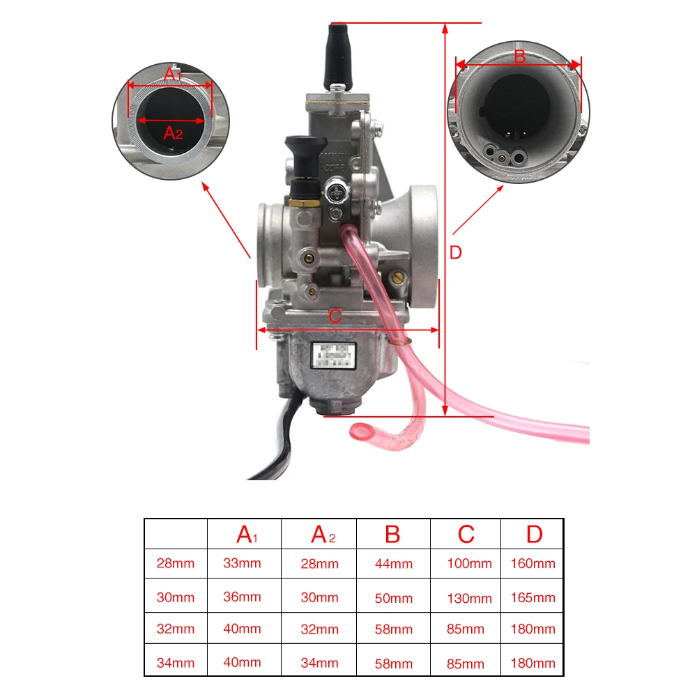 ZS гоночный мотоцикл MIKUNI 28 мм 30 32 34 38 TM28 TM30 TM32 TM34 TM38 карбюратор плоская горка смузи