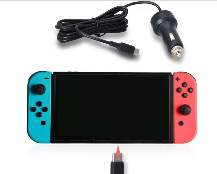 Nintendo переключатель Mainframe автомобильное зарядное устройство игровой хост аксессуары игровой хост автомобильное зарядное устройство 2 лапши