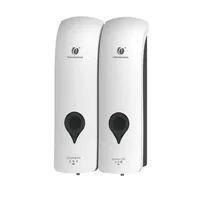 CHUANGDIAN 600 мл настенный дозатор для мыла, двухкамерный дозатор для жидкого мыла, дезинфицирующее средство для рук, дозатор шампуня для душа, для мытья